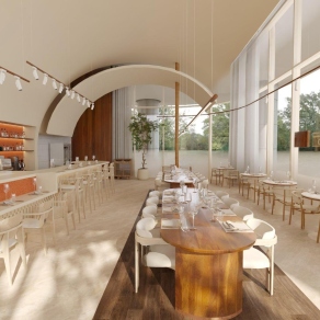 现代西餐厅3D模型下载